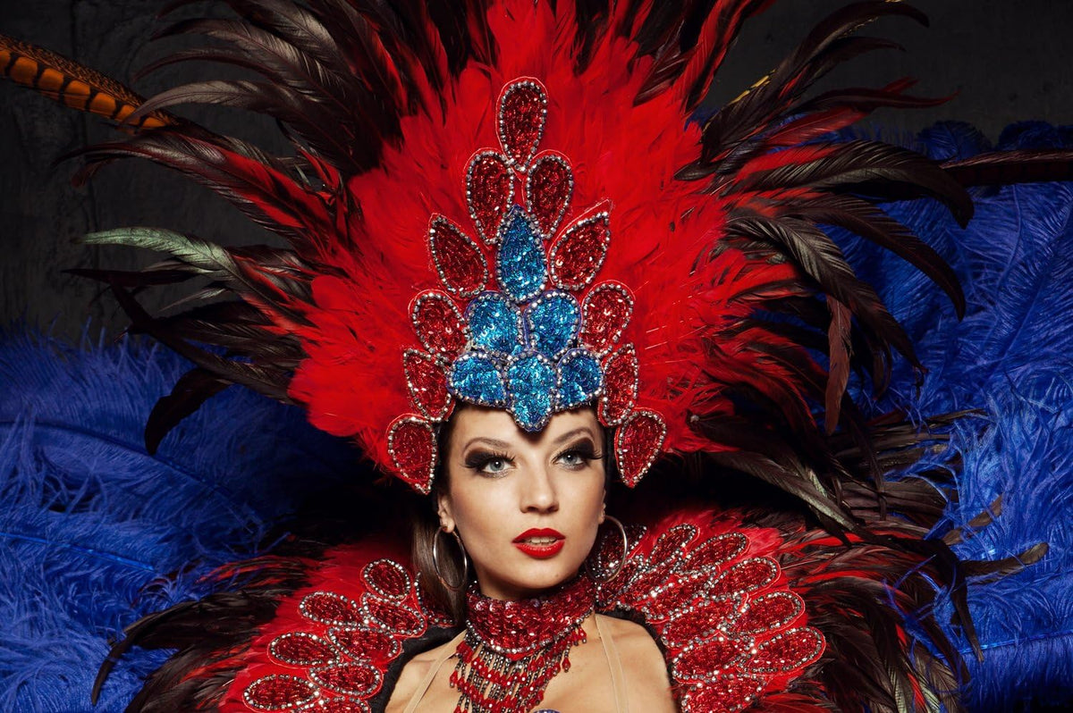 10 Pieces - 6-8" Royal Blue Ostrich Dyed Drabs Feathers