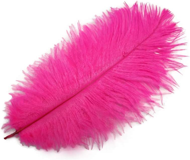 1/2 lb. - 14-17" Hot Pink Ostrich Large Body Drab Wholesale Feathers (Bulk)