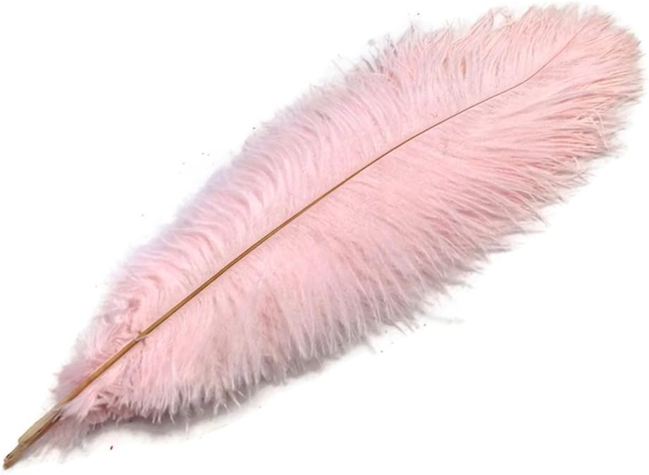 1/2 lb. - 14-17" Baby Pink Ostrich Large Body Drab Wholesale Feathers (Bulk)