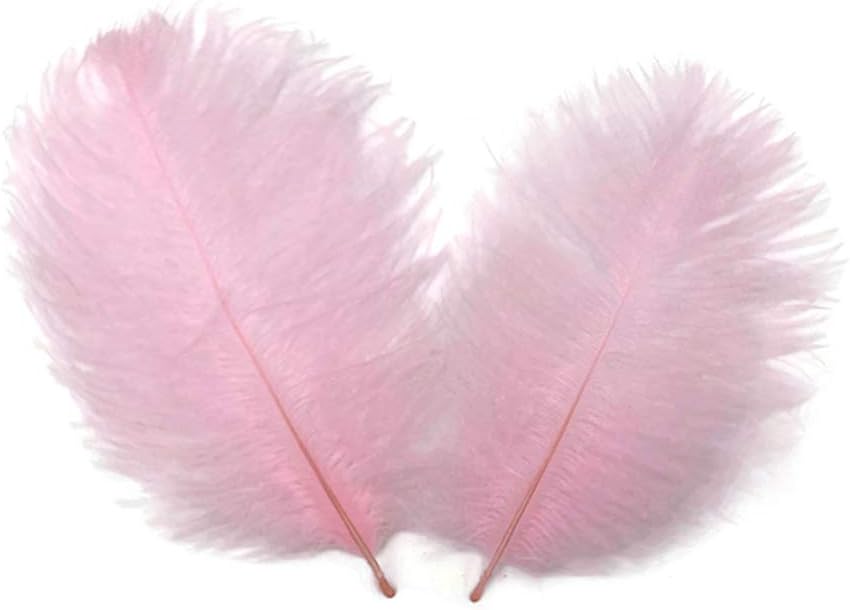 Wholesale Pack - Light Pink Ostrich Small Confetti Feathers (Bulk)