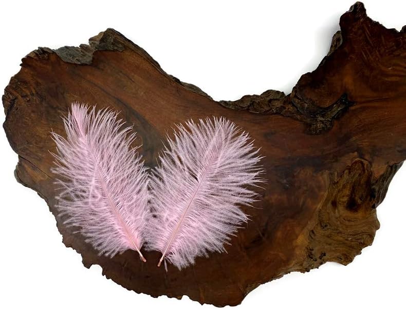 1 Pack - Light Pink Ostrich Small Confetti Feathers 0.3 Oz