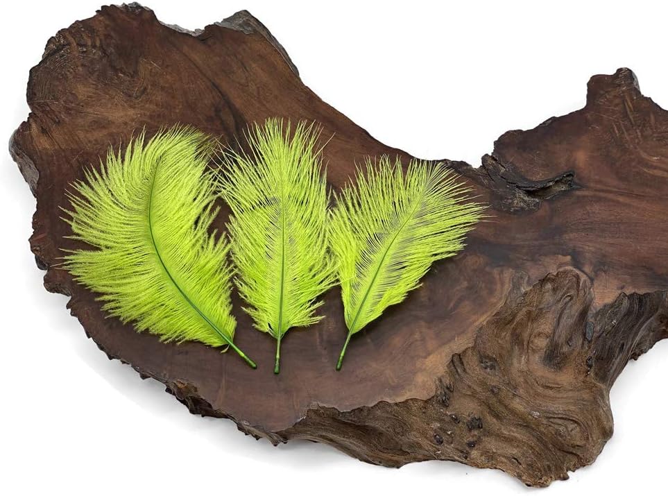 Wholesale Pack - Lime Green Ostrich Small Confetti Feathers (Bulk)