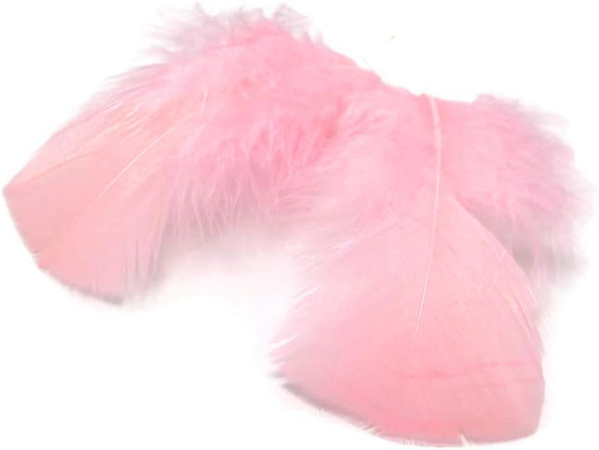 1/4 lbs. - Light Pink Turkey T-Base Plumage Wholesale Feathers (Bulk)
