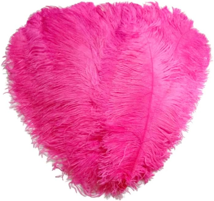 1/2 Lb. - 18-24" Hot Pink Large Ostrich Wing Plume Wholesale Feathers (Bulk)