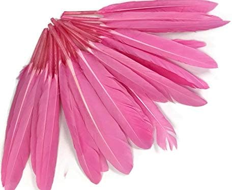 1/4 Lb. - Candy Pink Dyed Duck Cochettes Loose Wing Quill Wholesale Feather (Bulk)