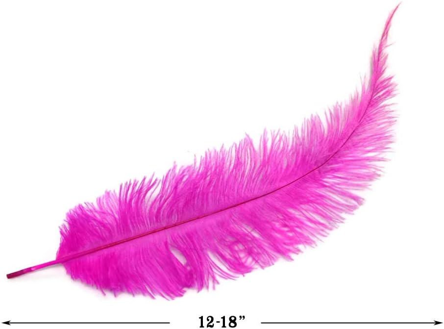 1/2 Lb. - Hot Pink Mini Spads Ostrich Wholesale Chick Body Feathers (Bulk)