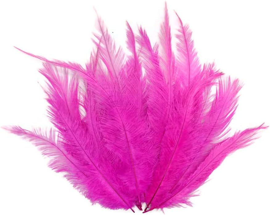 1/2 Lb. - Hot Pink Mini Spads Ostrich Wholesale Chick Body Feathers (Bulk)