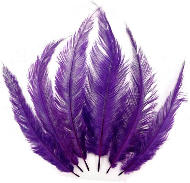 1/2 Lb. - Purple Mini Spads Ostrich Wholesale Chick Body Feathers (Bulk)