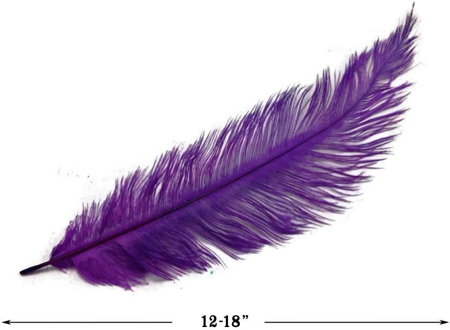 1/2 Lb. - Purple Mini Spads Ostrich Wholesale Chick Body Feathers (Bulk)