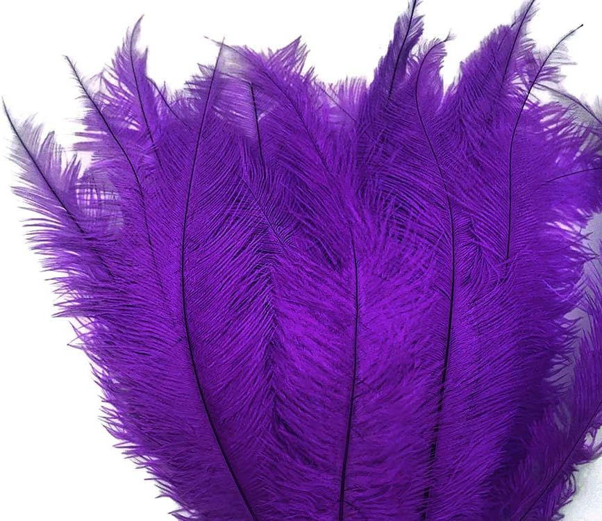 1/2 Lb. - Purple Mini Spads Ostrich Wholesale Chick Body Feathers (Bulk)
