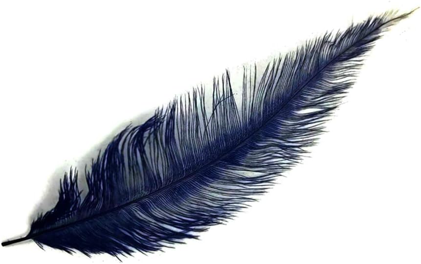 1/2 Lb. - Navy Blue Mini Spads Ostrich Wholesale Chick Body Feathers (Bulk)