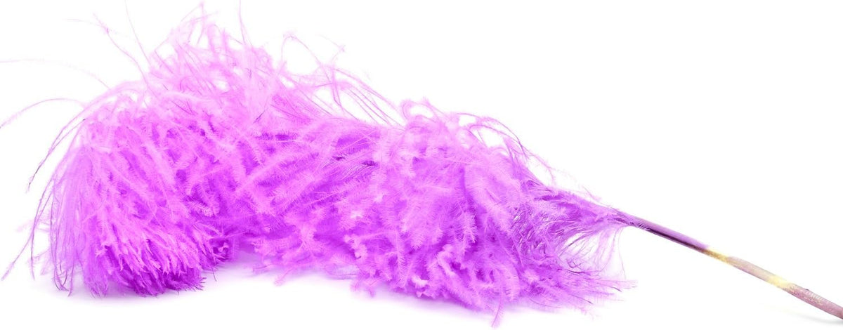 10 Pieces - 18-24" Lavender Large Prime Grade Ostrich Wing Plume Centerpiece Feathers