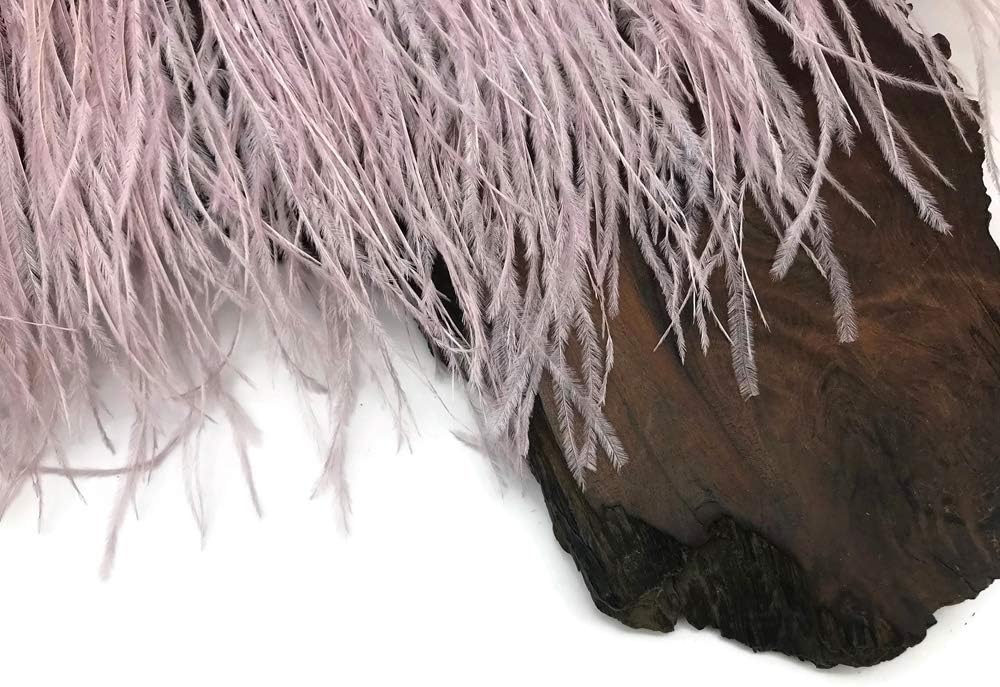 10 Yards - Taupe Ostrich Fringe Trim Wholesale Feather (Bulk)