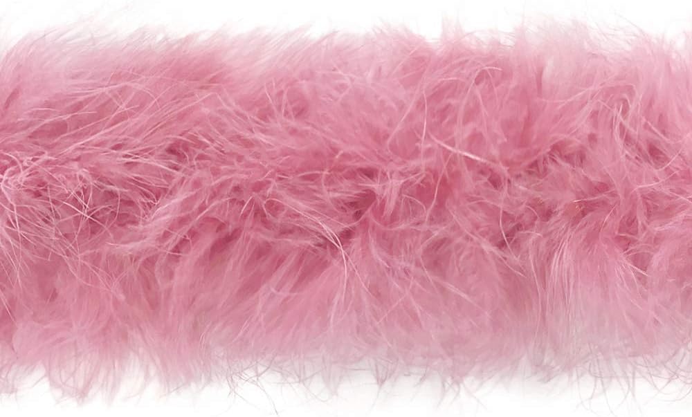 2 Yards - Taupe Turkey Medium Weight Marabou Feather Boa 25 Gram