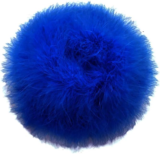 2 Yards - Royal Blue Turkey Medium Weight Marabou Feather Boa 25 Gram