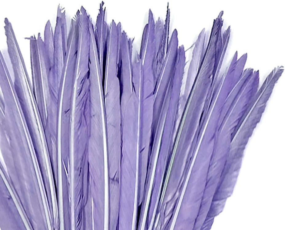 1/4 Lb. - Lavender Goose Pointers Long Primaries Wing Wholesale Feathers (Bulk)