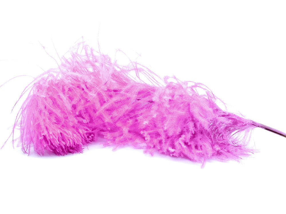 1/2 Lb - 17-19" Candy Pink Ostrich Large Drab Wholesale Feathers (Bulk)