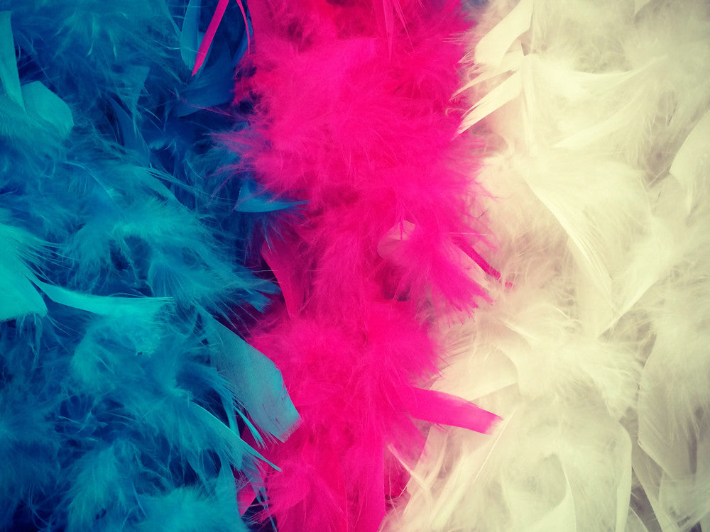 2 Yards - Candy Pink Heavy Weight Chandelle Feather Boa | 80 Gram