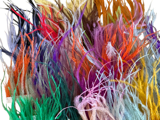 Collection 105 - Mix Random Ostrich Trim Feather Sample Pack (Bulk)