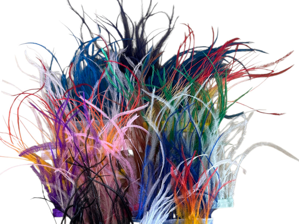 Collection 105 - Mix Random Ostrich Trim Feather Sample Pack (Bulk)