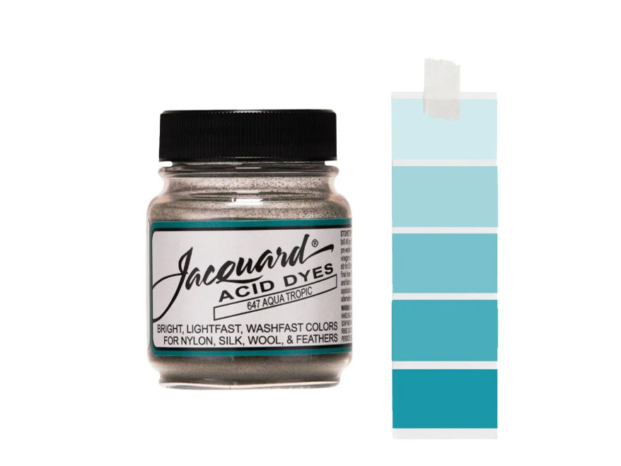 Aqua Tropic Jacquard Acid Dyes - 1/2 Oz