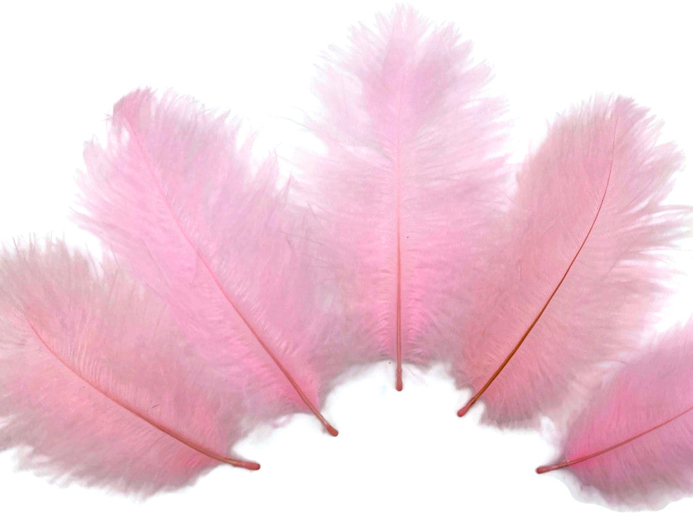 1 Pack - Light Pink Ostrich Small Confetti Feathers 0.3 Oz