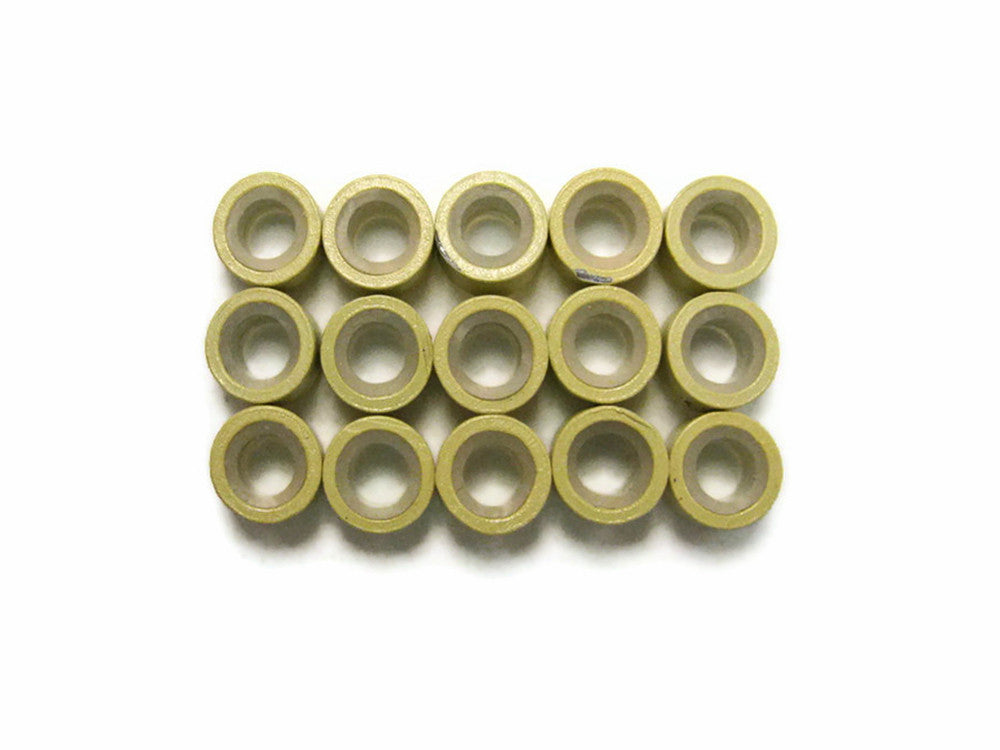 10 Pieces - Beige Silicone Micro Ring Beads For Feather Hair Extensions