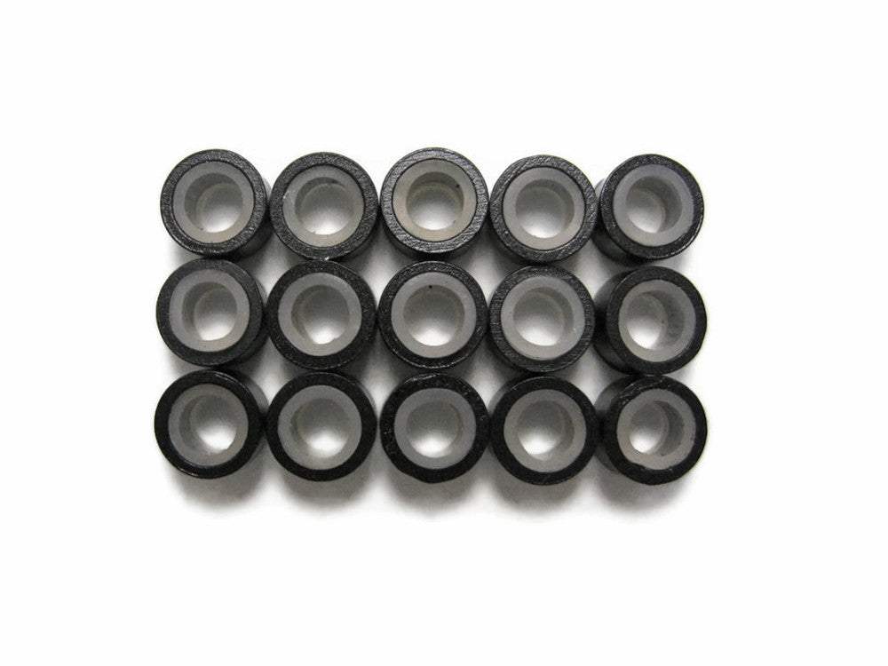 10 Pieces - Black Silicone Micro Ring Beads For Feather Hair Extensions