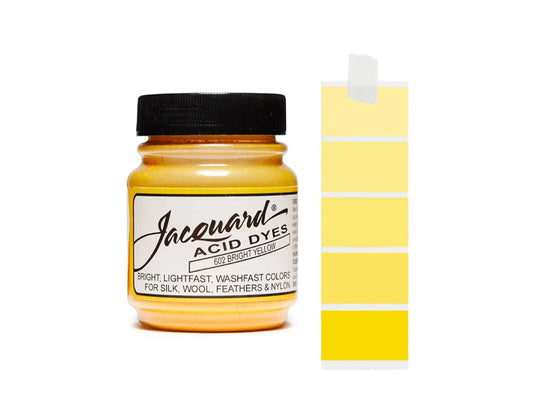 Bright Yellow Jacquard Acid Dyes - 1/2 Oz