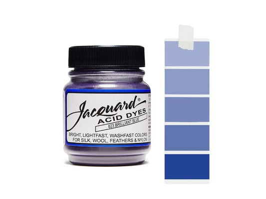 Brilliant Blue Jacquard Acid Dyes - 1/2 Oz