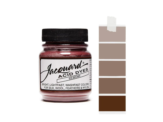 Brown Jacquard Acid Dyes - 1/2 Oz