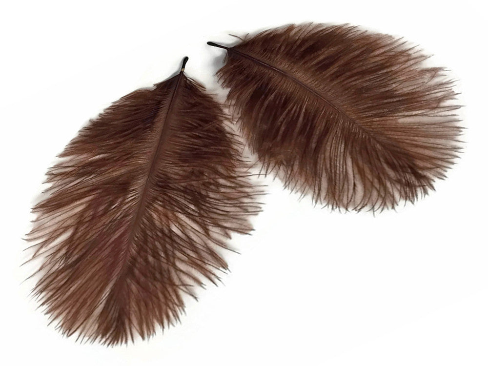 1 Pack - Brown Ostrich Small Confetti Feathers 0.3 Oz