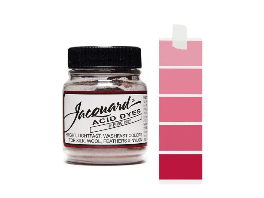 Burgundy Jacquard Acid Dyes - 1/2 Oz
