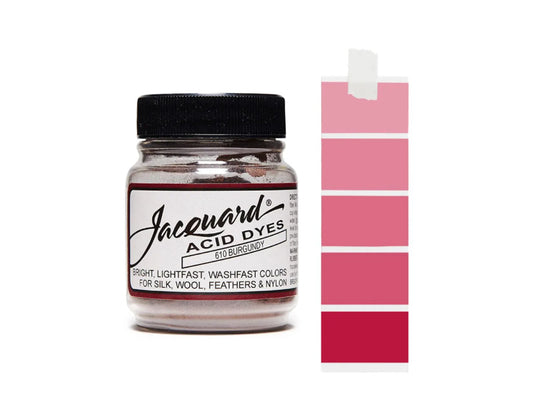 Burgundy Jacquard Acid Dyes - 1/2 Oz