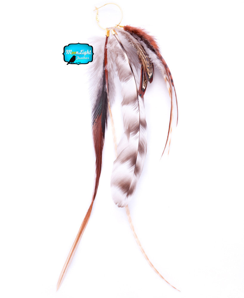 Eleanor - Collection Single Feather Earring