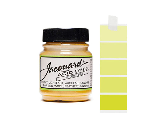 Chartreuse Lime Green Jacquard Acid Dyes - 1/2 Oz