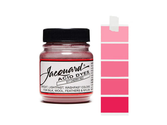 Cherry Red Jacquard Acid Dyes - 1/2 Oz