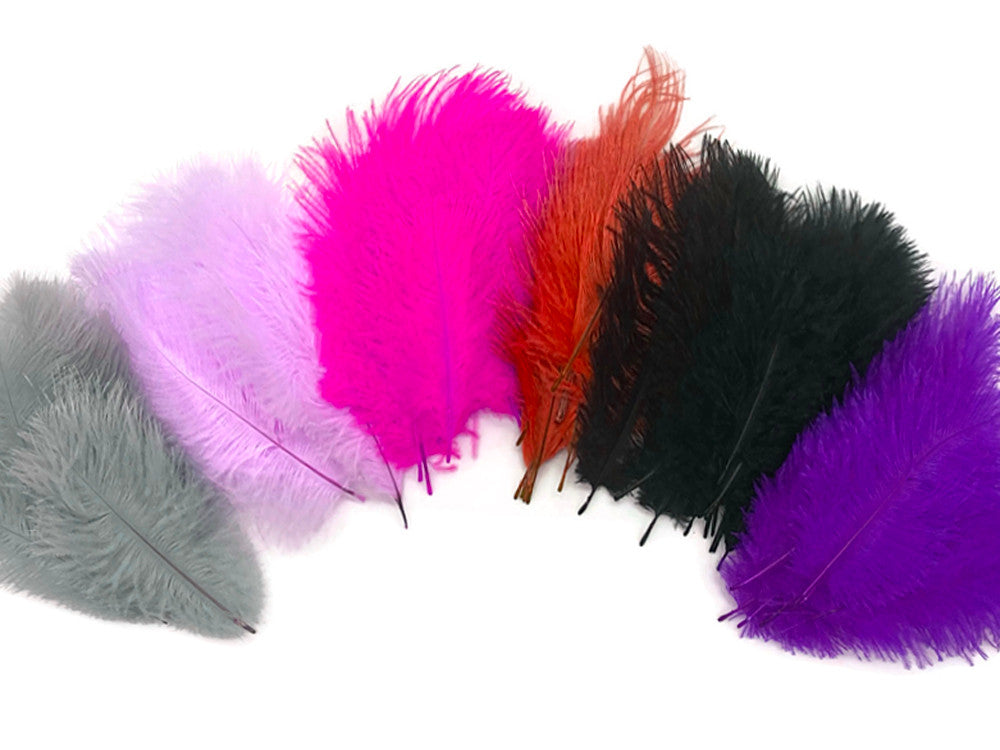 Wholesale Pack - Red Ostrich Small Confetti Feathers (Bulk)