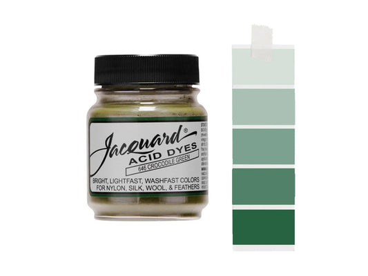 Crocodile Green Jacquard Acid Dyes - 1/2 Oz