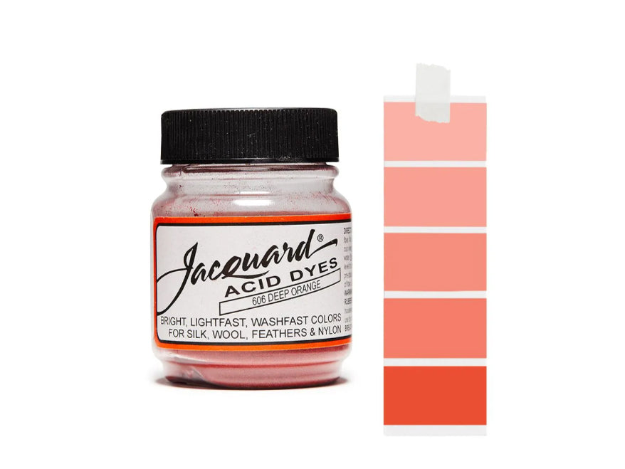 Deep Orange Jacquard Acid Dyes - 1/2 Oz