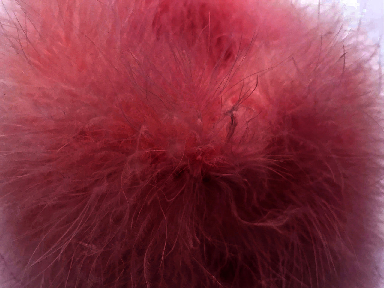 2 Yards - Dusty Pink Turkey Medium Weight Marabou Feather Boa 25 Gram