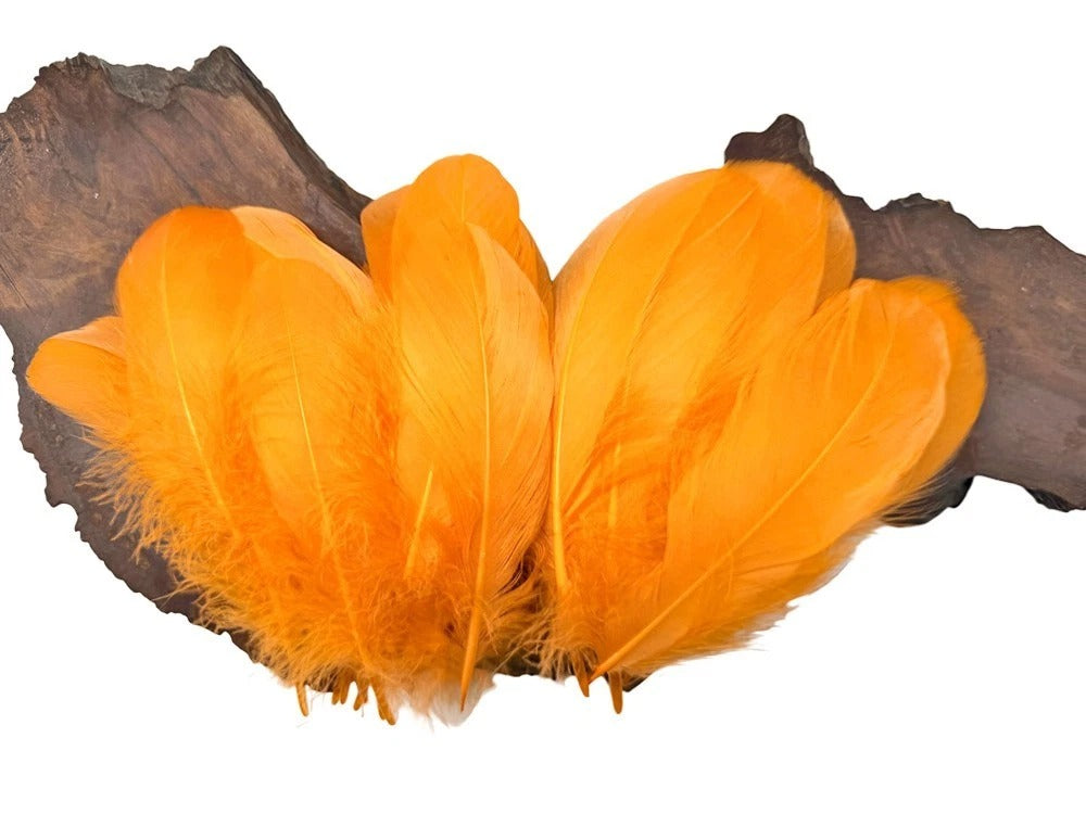 1/4 lbs. - Peach Goose Nagoire Wholesale Feathers (Bulk)