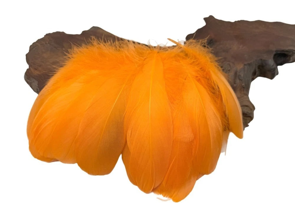 1/4 lbs. - Peach Goose Nagoire Wholesale Feathers (Bulk)