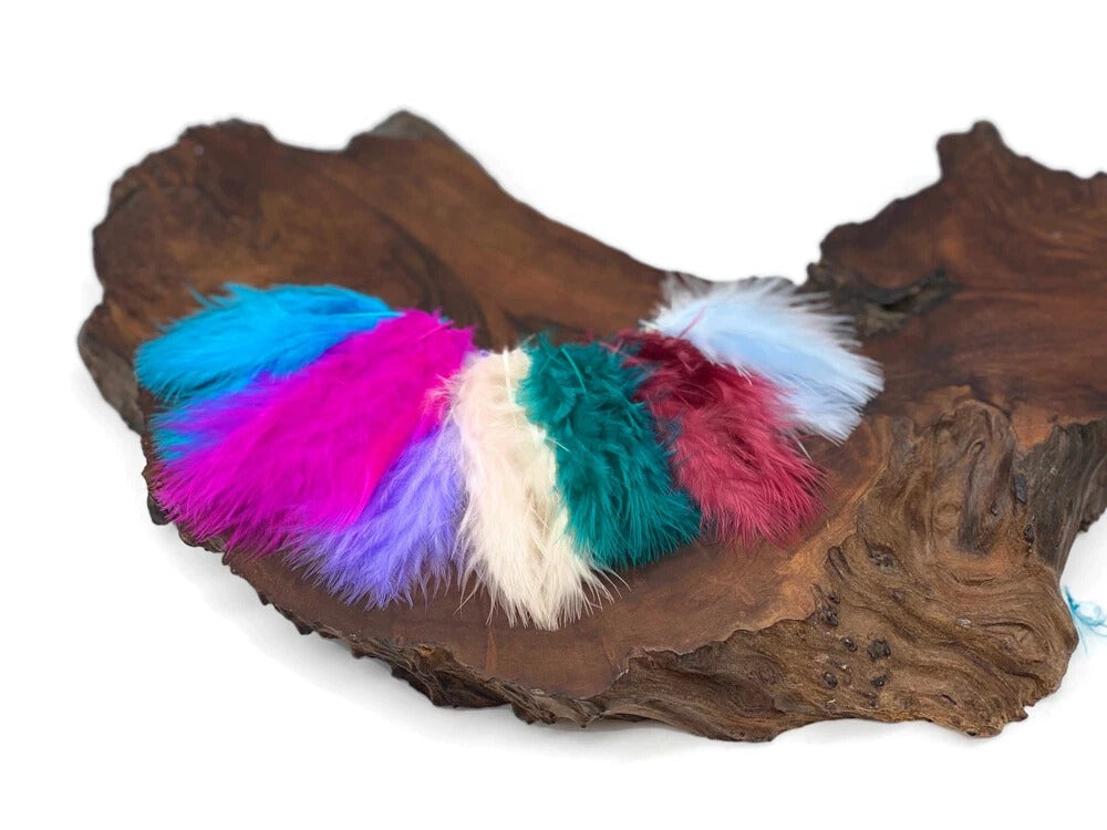 1/4 Lb - Lilac Turkey Marabou Short Down Fluffy Loose Wholesale Feathers (Bulk)