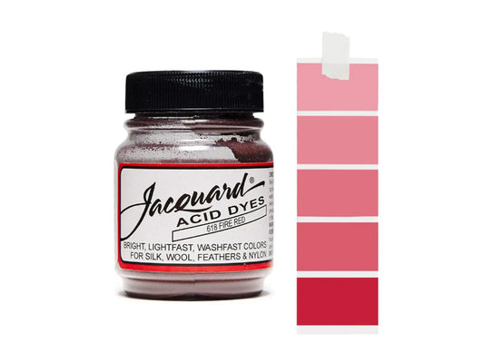 Fire Red Jacquard Acid Dyes - 1/2 Oz