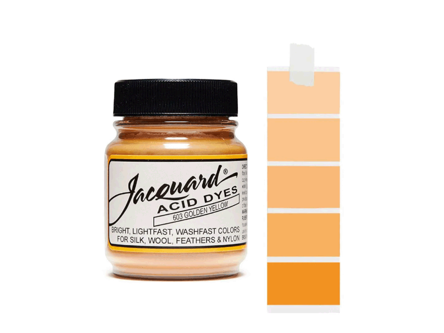 Golden Yellow Jacquard Acid Dyes - 1/2 Oz