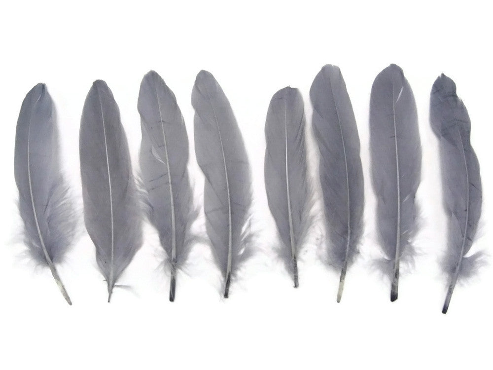 1 Pack - Grey Goose Satinettes Loose Feathers 0.3 Oz.