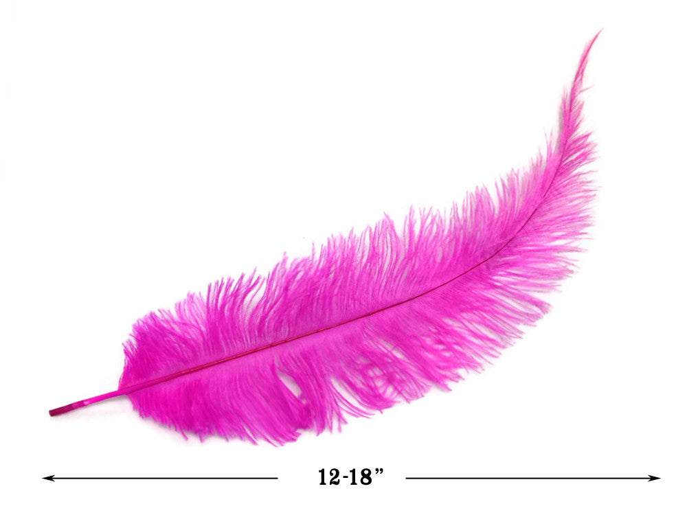 1/2 Lb - Hot Pink Mini Spads Ostrich Wholesale Chick Body Feathers (Bulk)