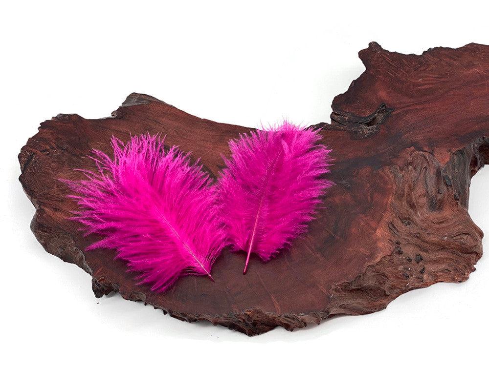 Wholesale Pack - Hot Pink Ostrich Small Confetti Feathers (Bulk)