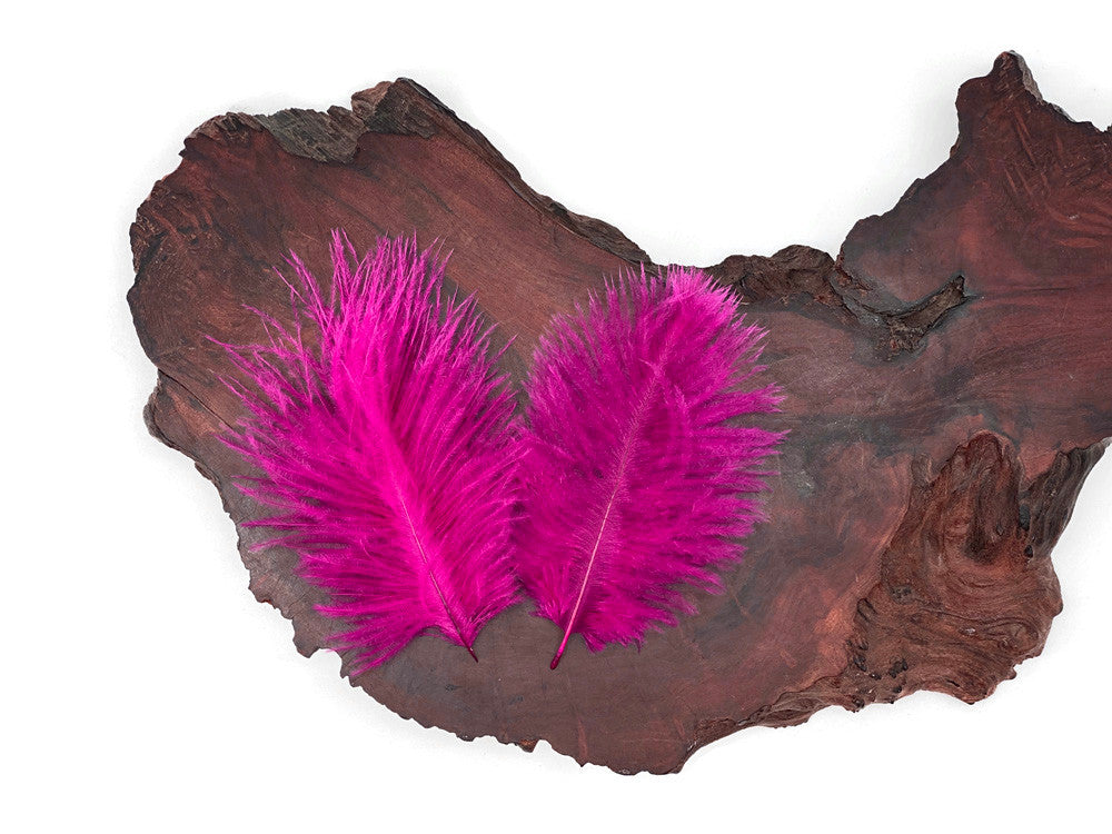 Wholesale Pack - Hot Pink Ostrich Small Confetti Feathers (Bulk)